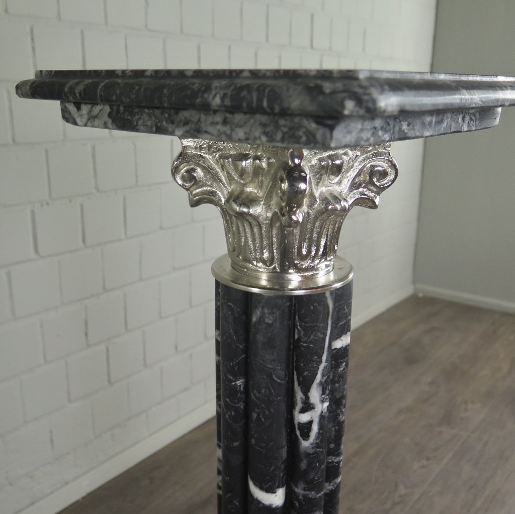 Säulen Pfeiler Marmor Schwarz 1,05 m