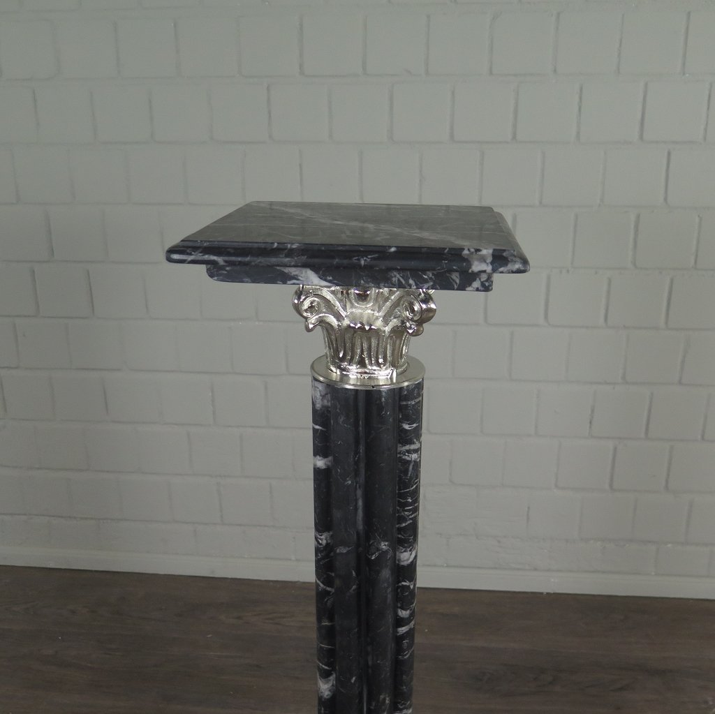 Säulen Pfeiler Marmor Schwarz 1,05 m