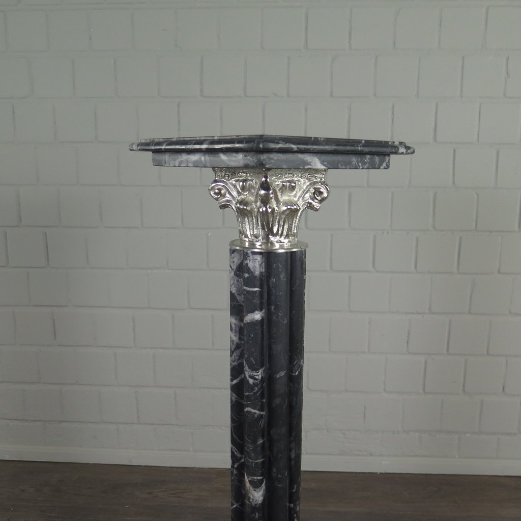 Säulen Pfeiler Marmor Schwarz 1,05 m