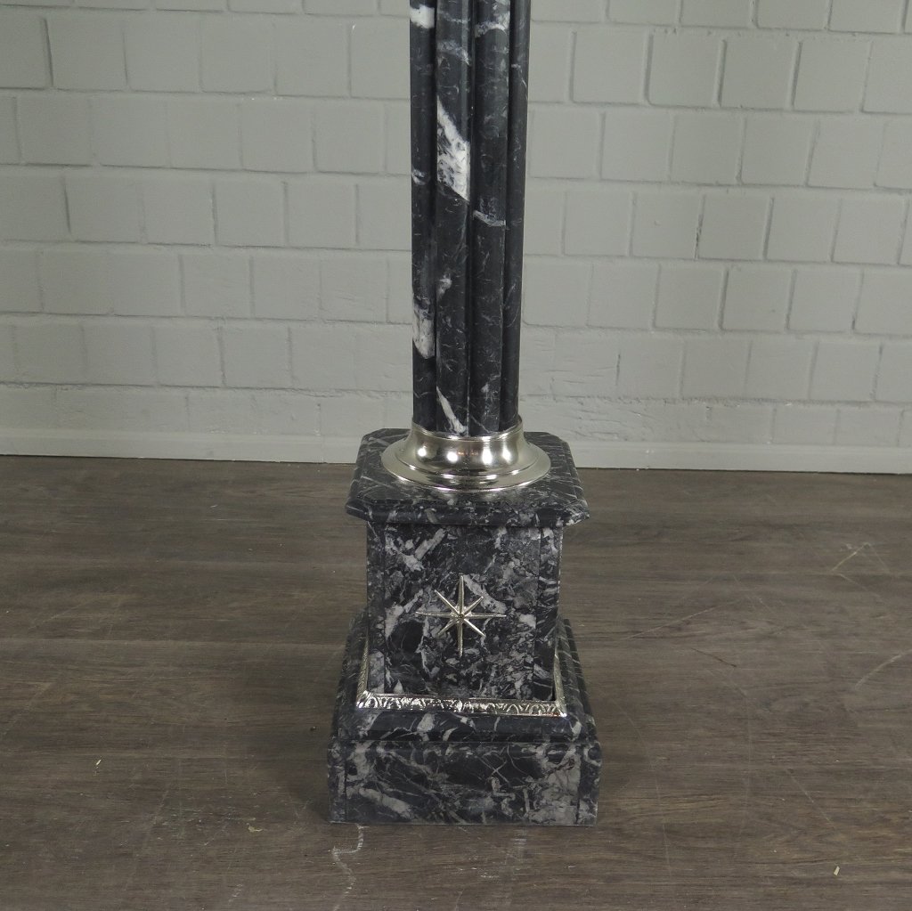 Säulen Pfeiler Marmor Schwarz 1,05 m