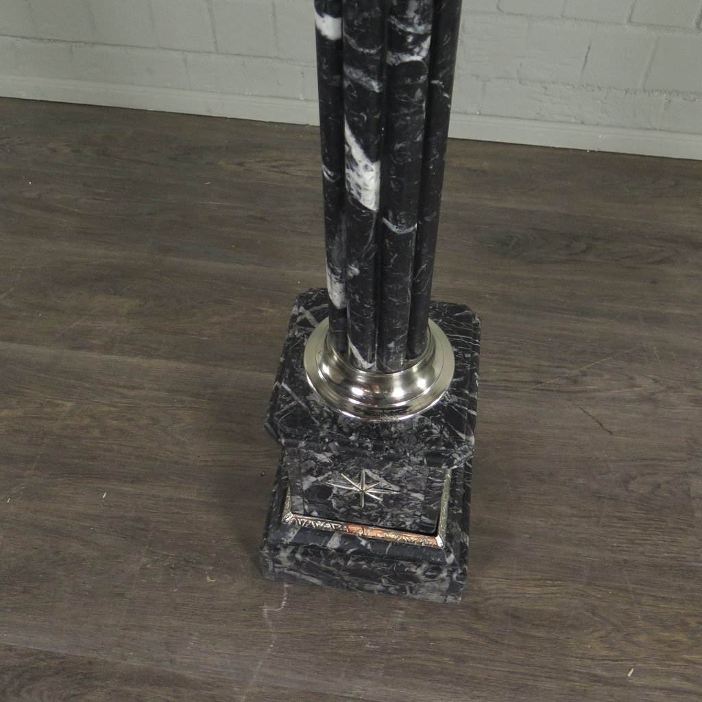 Säulen Pfeiler Marmor Schwarz 1,05 m