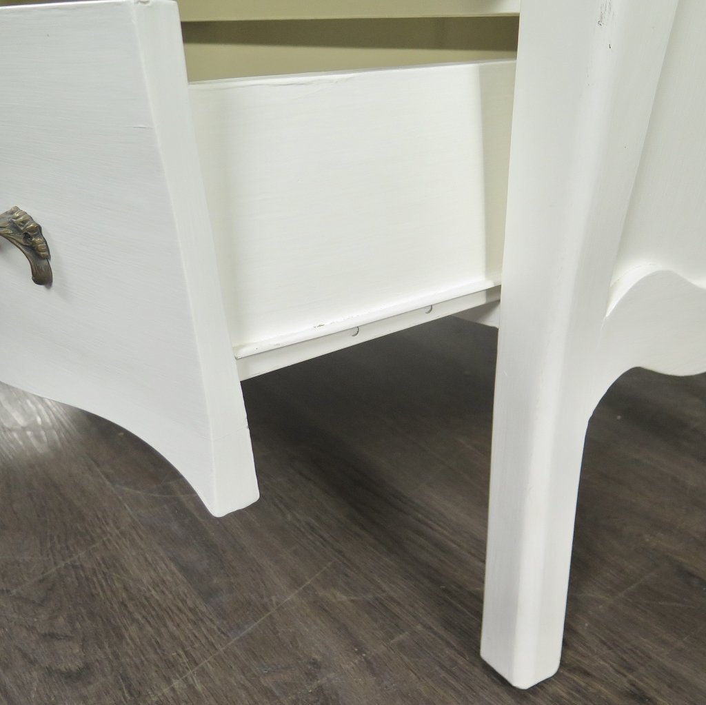 Kommode Barockstil Weiß 1,20 m
