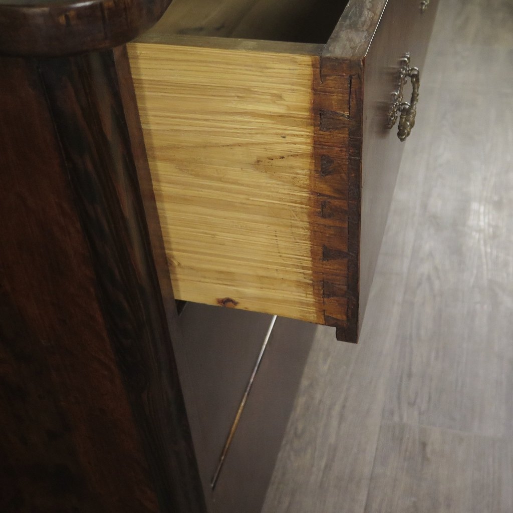 Vitrine Bücherschrank Biedermeier 1860 Mahagoni