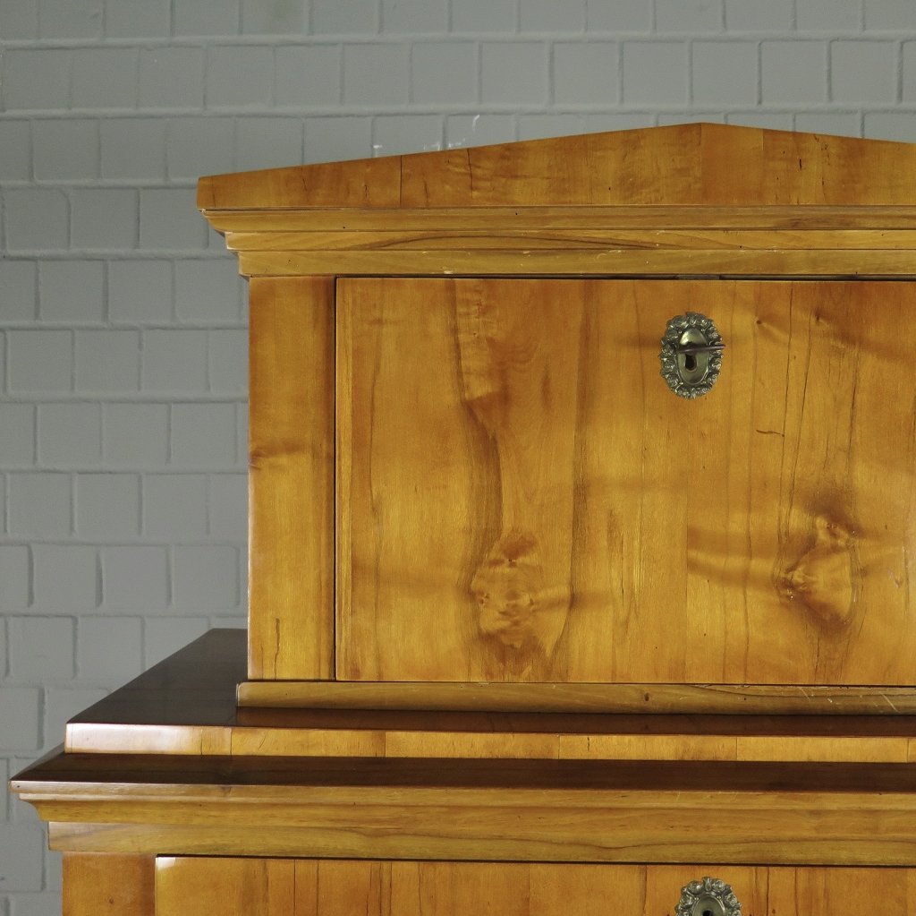 Sekretär Schreibtisch Biedermeier 1840 Kirschbaum