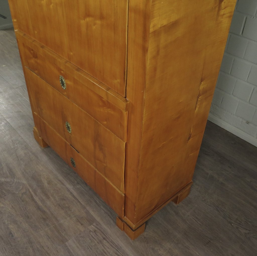 Sekretär Schreibtisch Biedermeier 1840 Kirschbaum