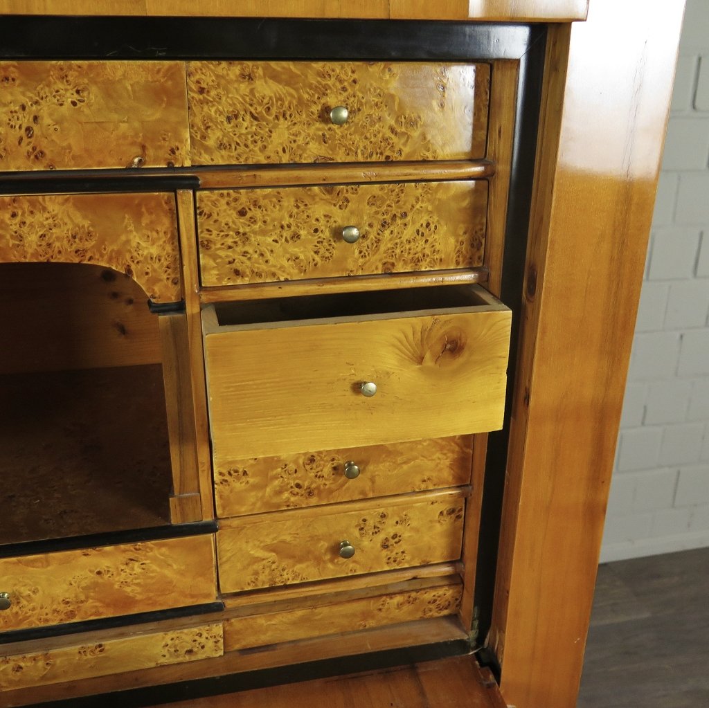 Sekretär Schreibtisch Biedermeier 1840 Kirschbaum