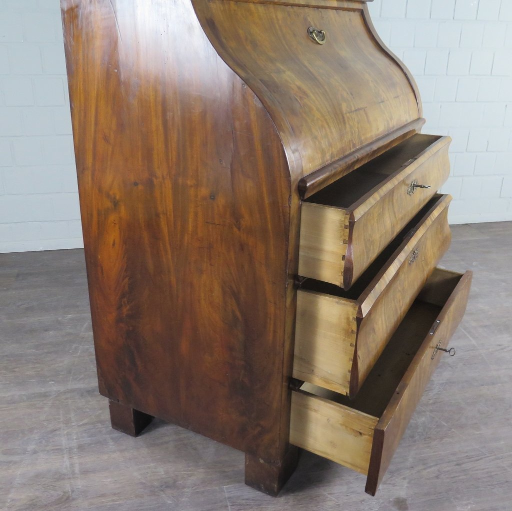 Sekretär Biedermeier 1850 Mahagoni
