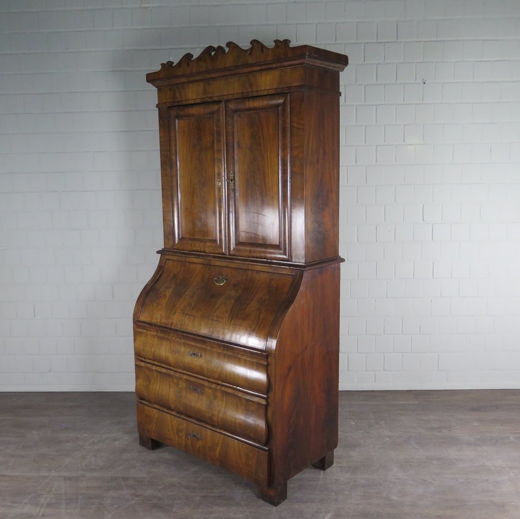 Sekretär Biedermeier 1850 Mahagoni