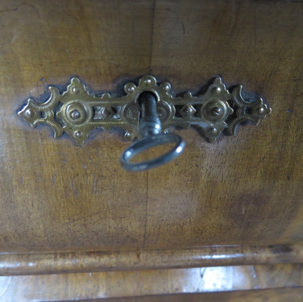 Sekretär Biedermeier 1850 Mahagoni