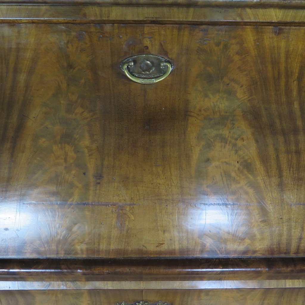 Sekretär Biedermeier 1850 Mahagoni