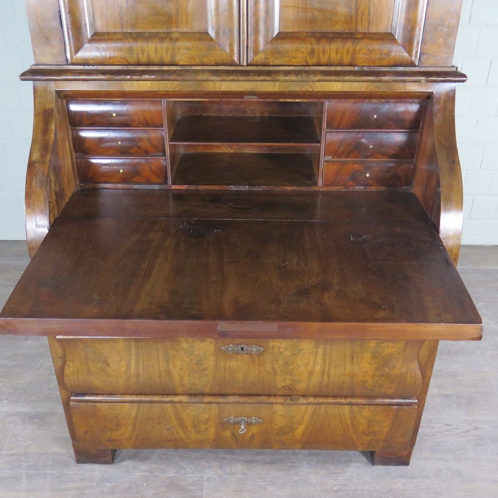 Sekretär Biedermeier 1850 Mahagoni