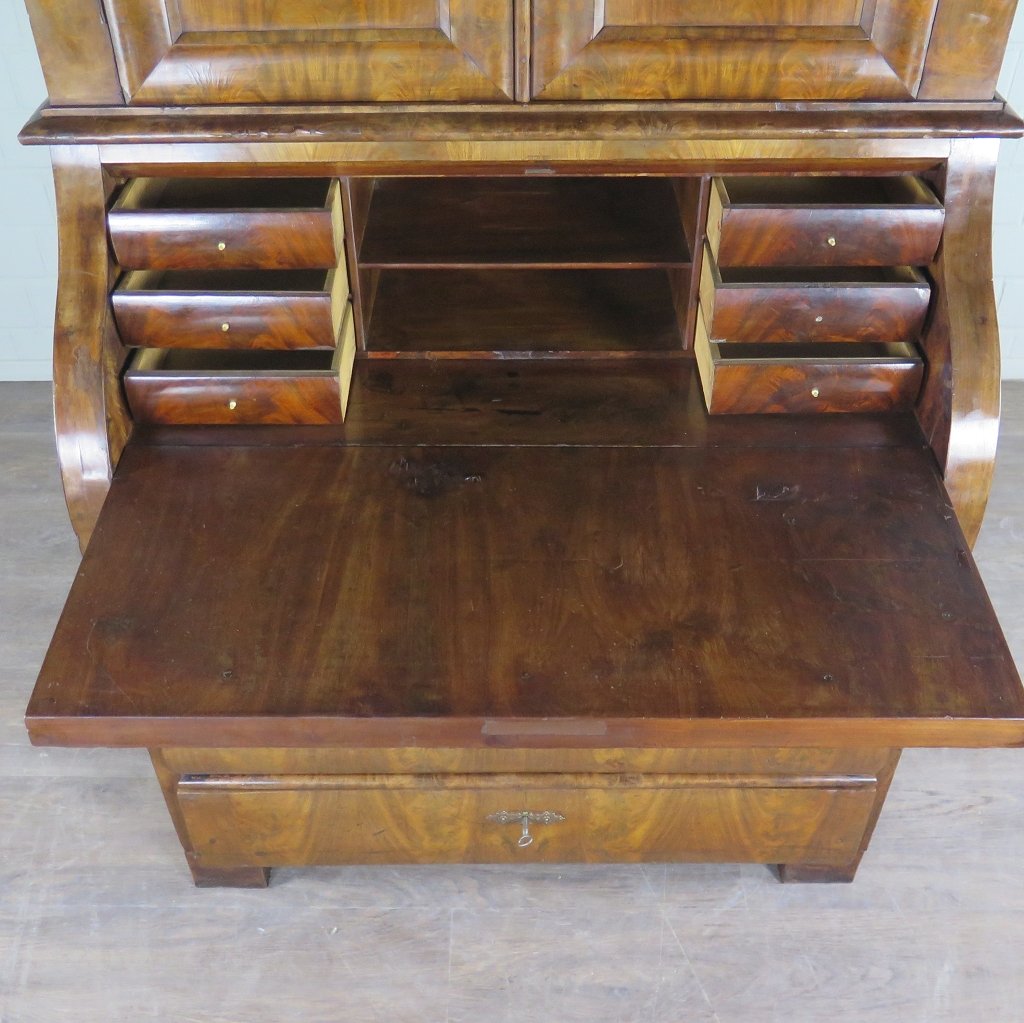 Sekretär Biedermeier 1850 Mahagoni