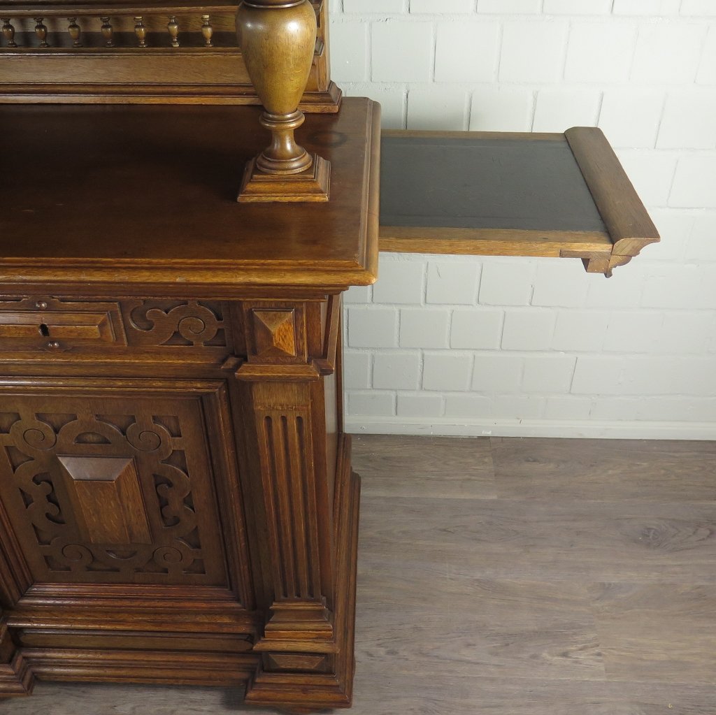 Buffetschrank Schrank Gründerzeit 1880 Eiche