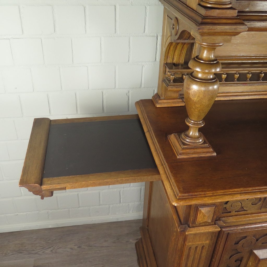 Buffetschrank Schrank Gründerzeit 1880 Eiche
