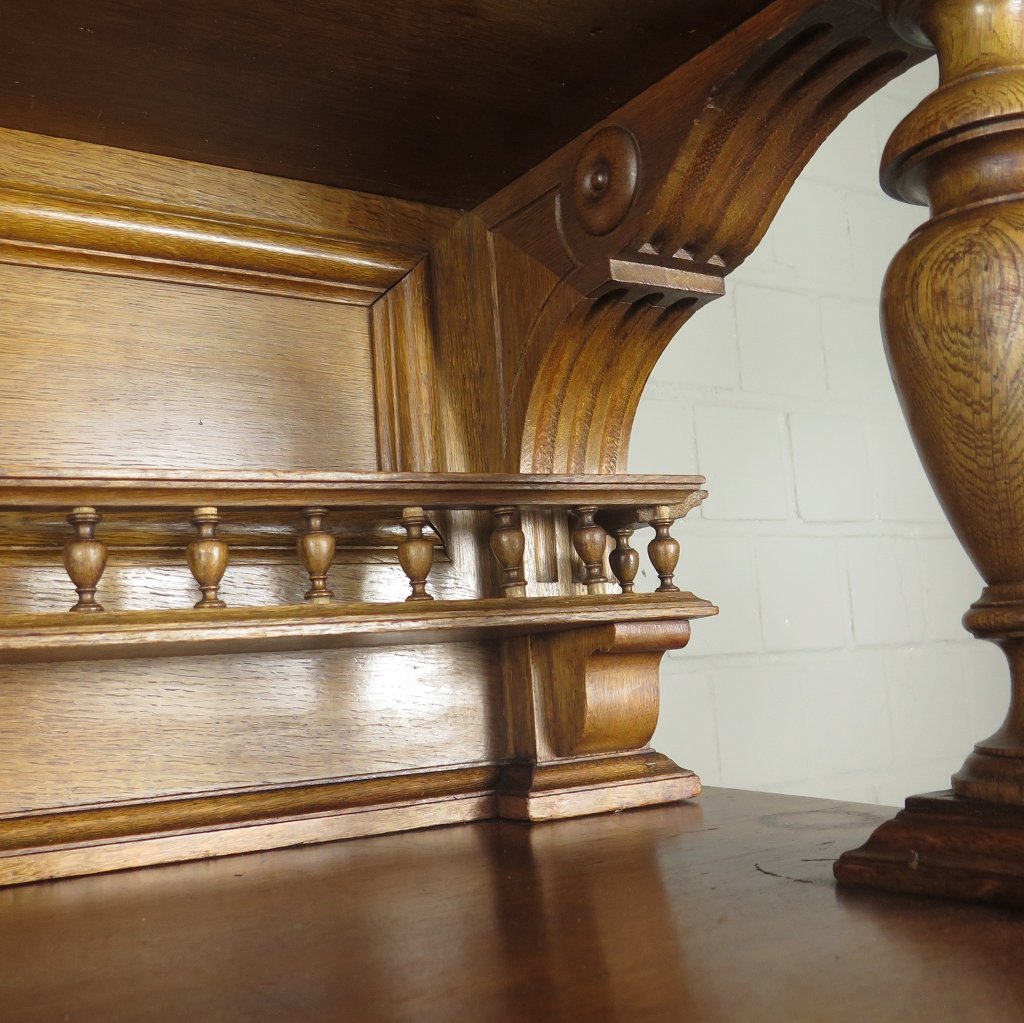 Buffetschrank Schrank Gründerzeit 1880 Eiche