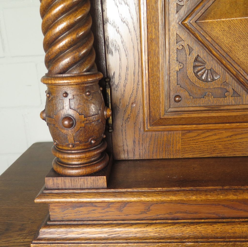 Buffetschrank Schrank Gründerzeit 1880 Eiche