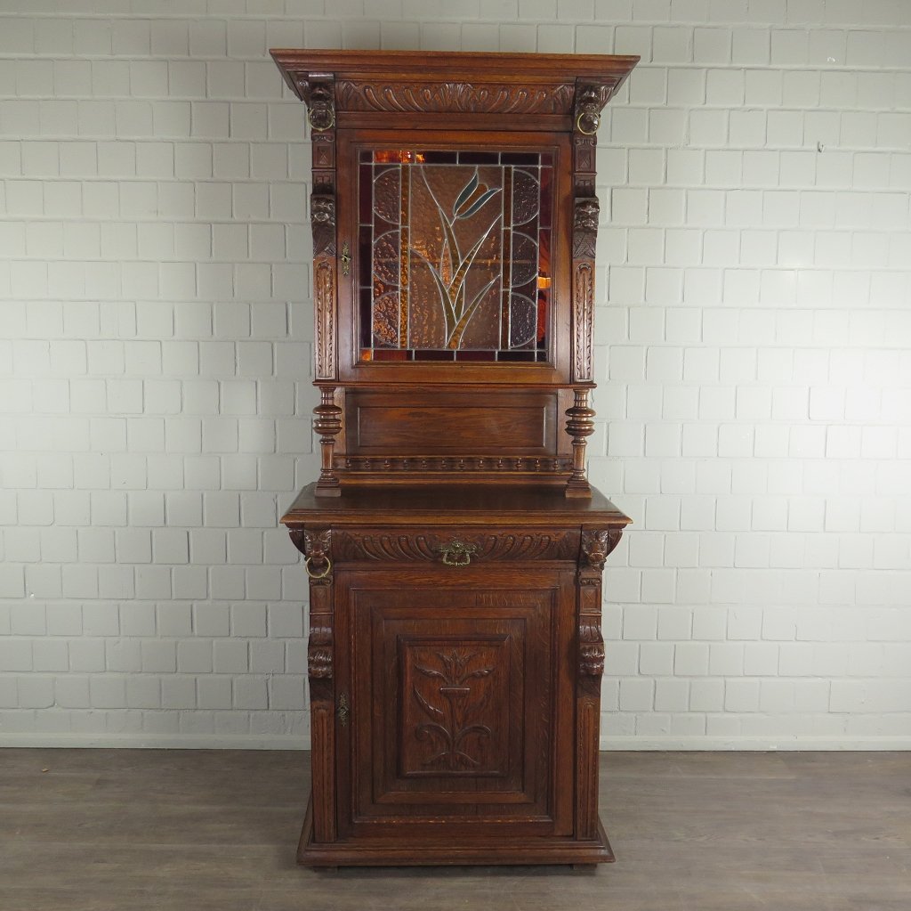 Buffetschrank Schrank Gründerzeit 1880 Eiche