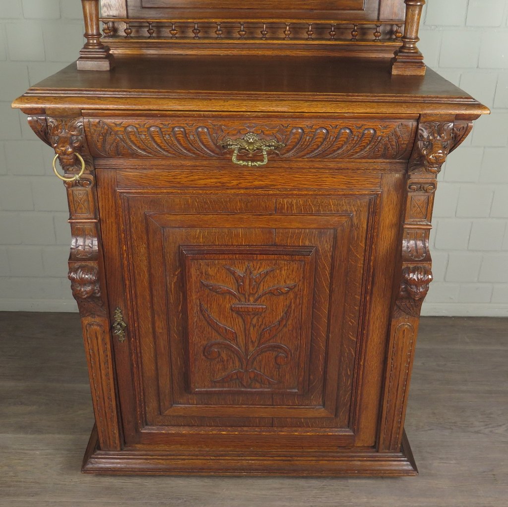 Buffetschrank Schrank Gründerzeit 1880 Eiche