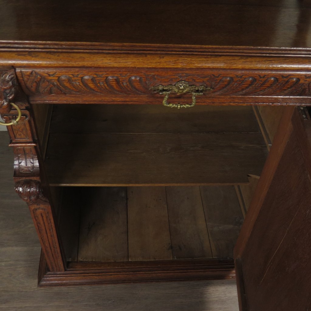 Buffetschrank Schrank Gründerzeit 1880 Eiche