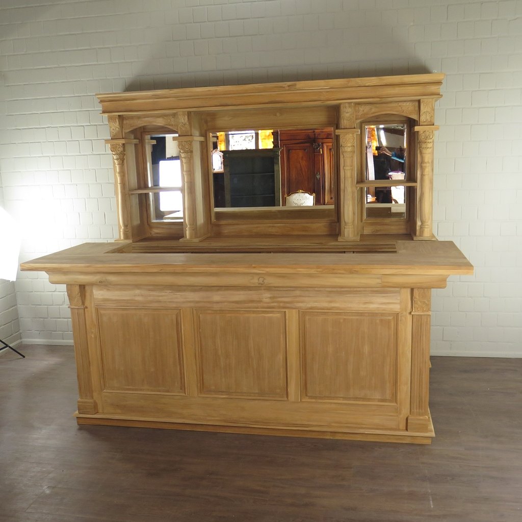 Empire Bar Theke Teakholz 2,70 m