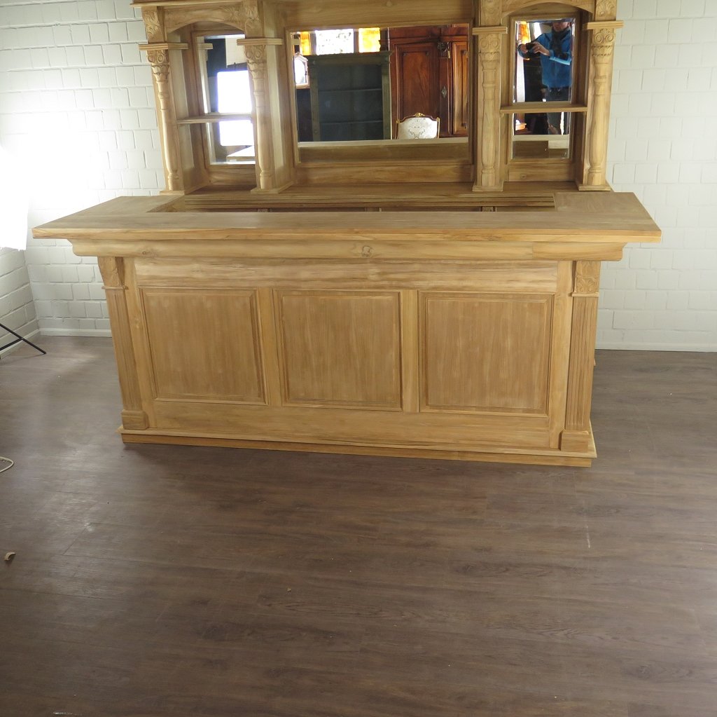 Empire Bar Theke Teakholz 2,70 m