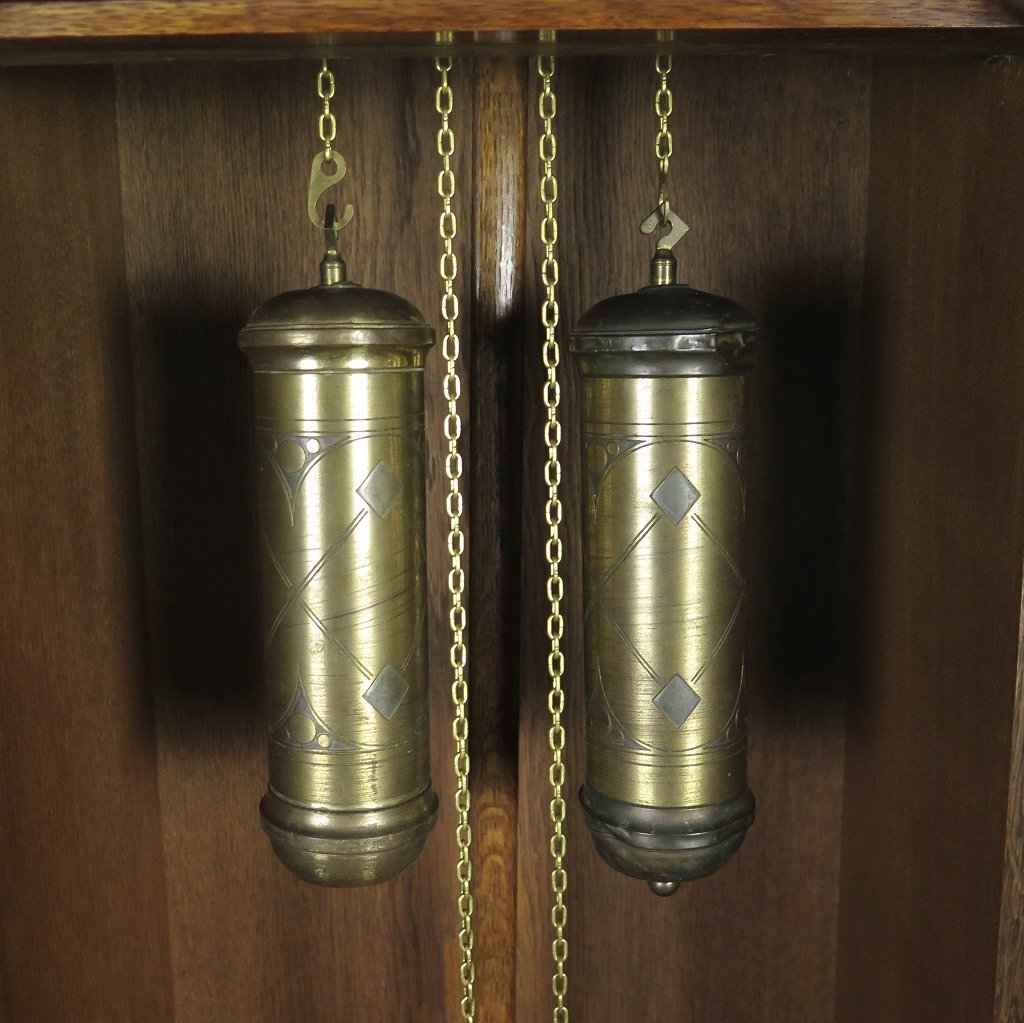 Standuhr Uhr Jugendstil 1910 Eiche