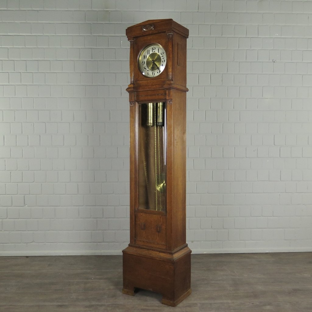 Standuhr Uhr Jugendstil 1910 Eiche