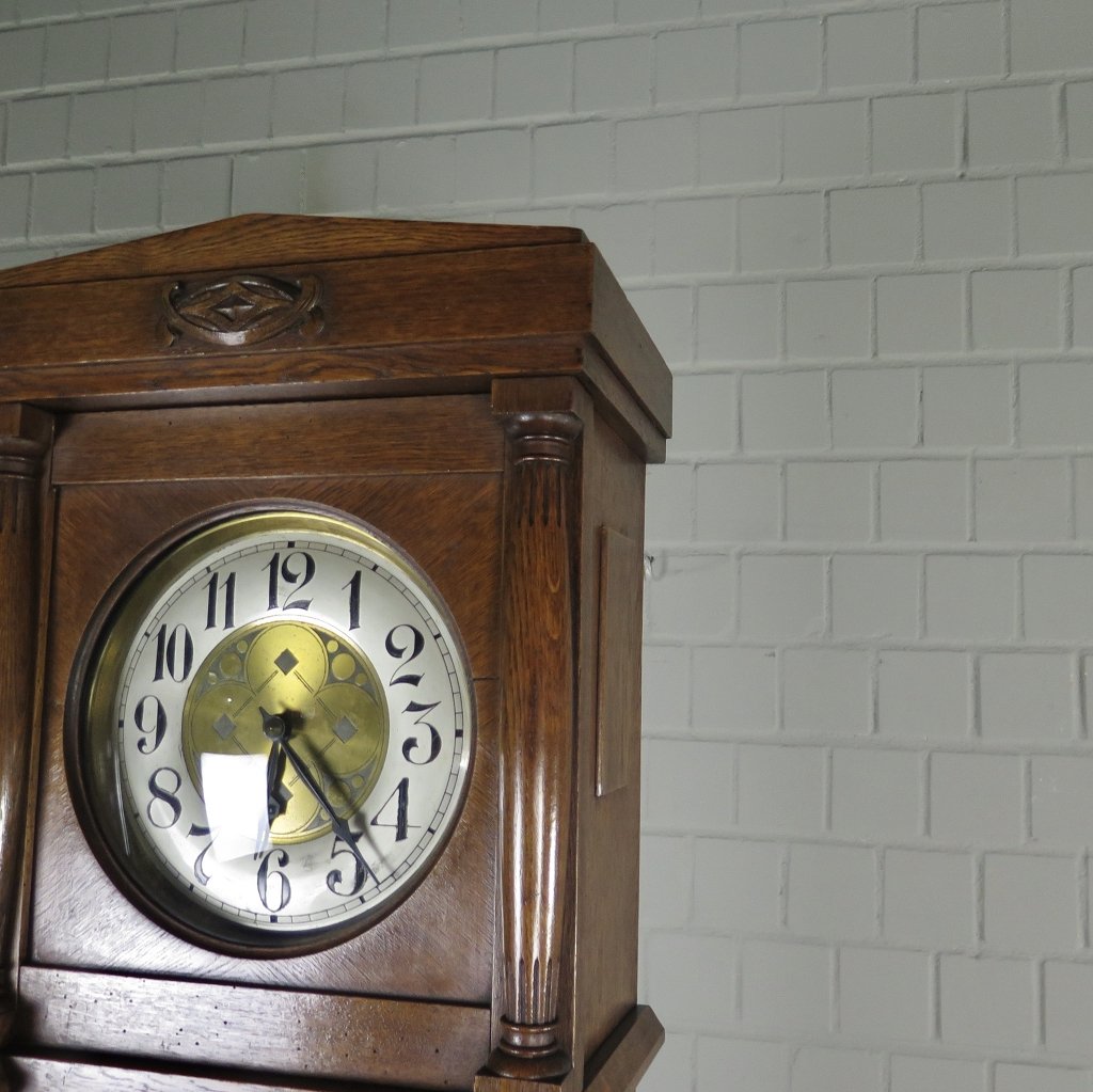 Standuhr Uhr Jugendstil 1910 Eiche