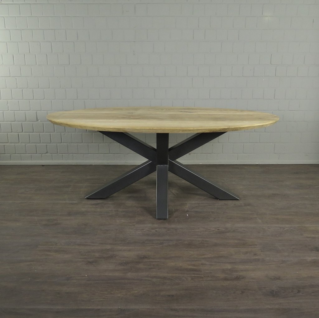Esstisch Tisch Eiche Oval 2,00 m x 1,10 m