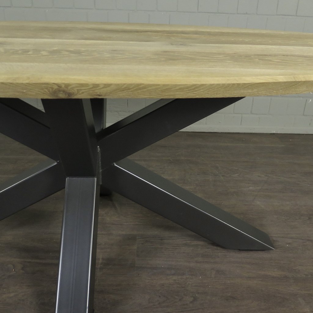 Esstisch Tisch Eiche Oval 2,00 m x 1,10 m