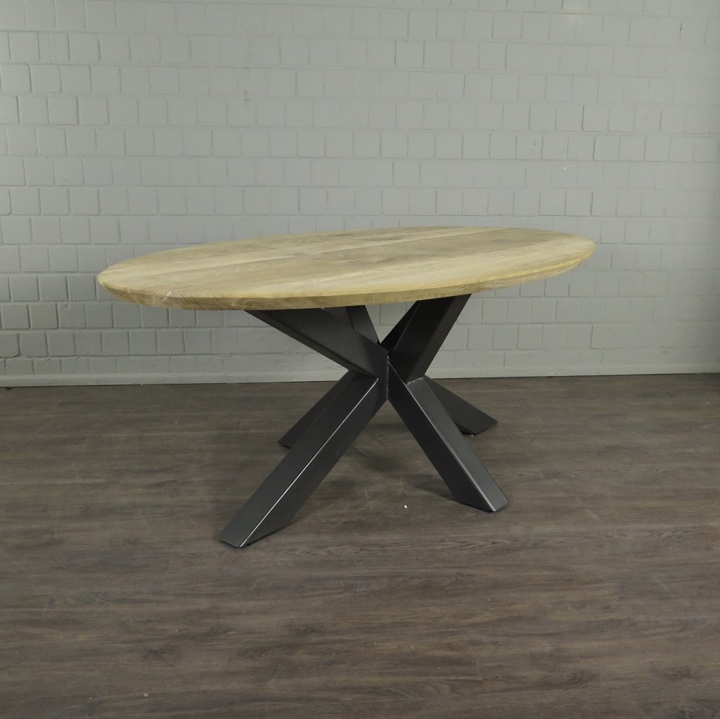 Esstisch Tisch Eiche Oval 2,00 m x 1,10 m