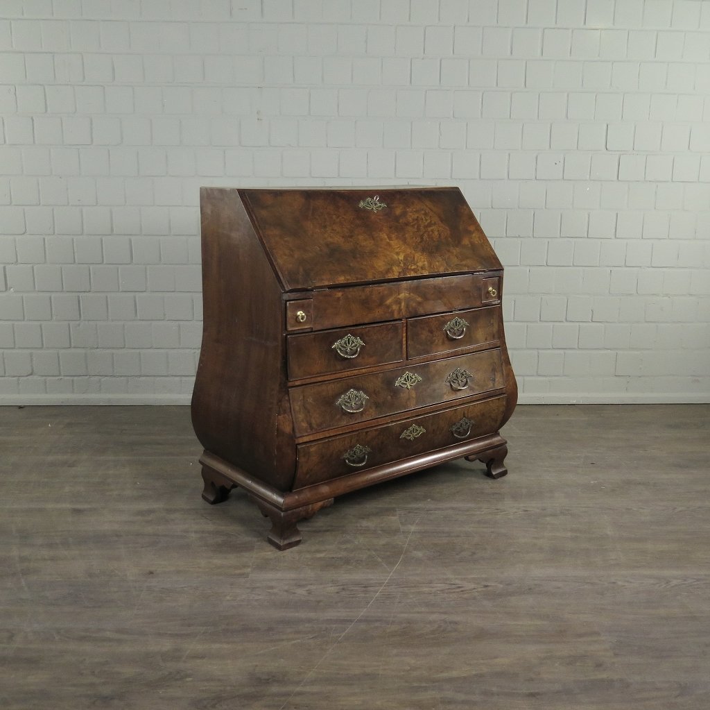 Schreibtisch Sekretär Barock 1750 Nussbaum 