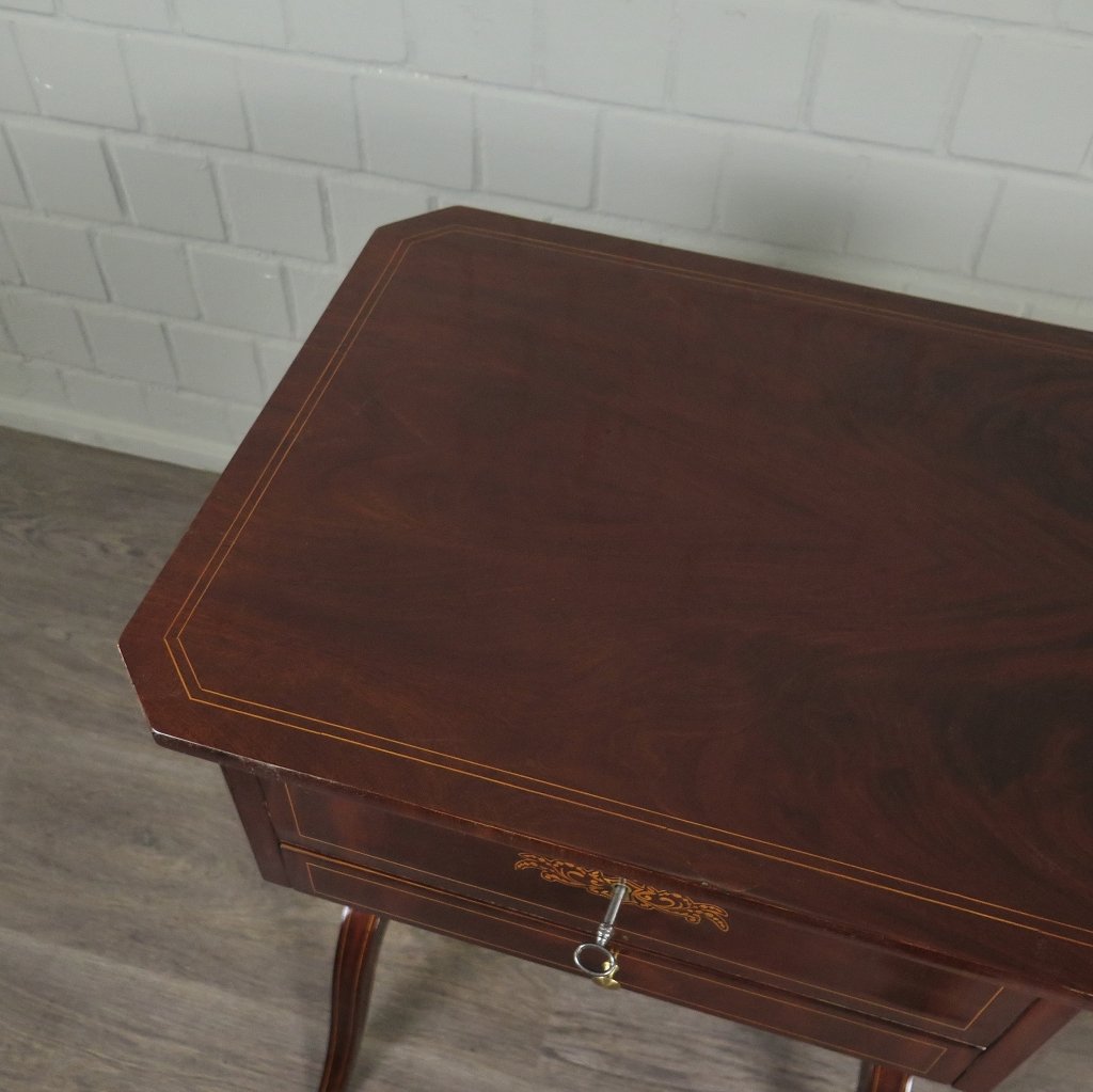 Nähtisch Biedermeier 1820 Mahagoni