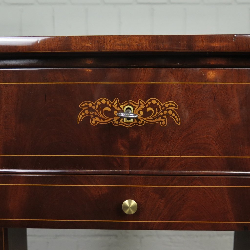 Nähtisch Biedermeier 1820 Mahagoni