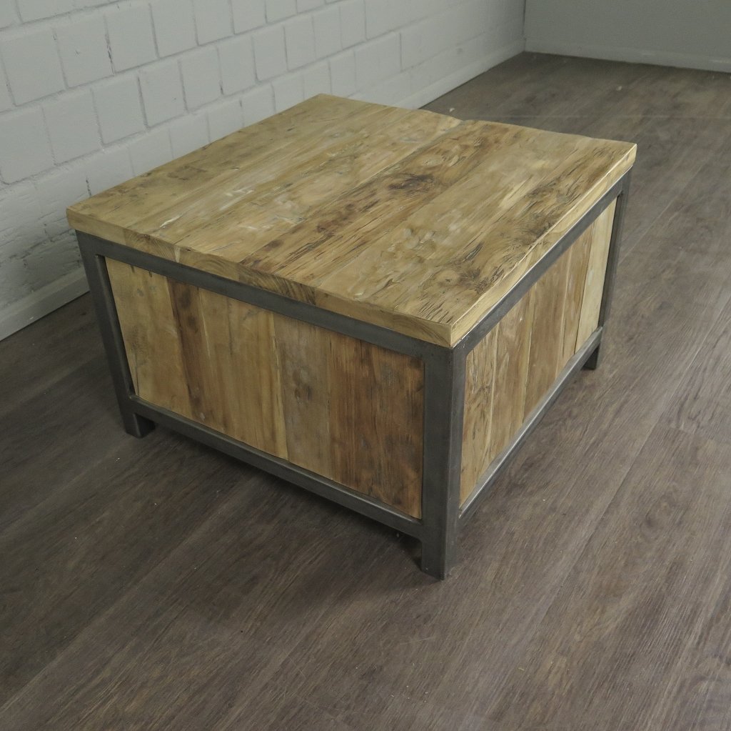 Beistelltisch Tisch Teakholz 0,60 m
