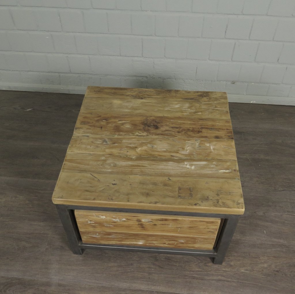 Beistelltisch Tisch Teakholz 0,60 m