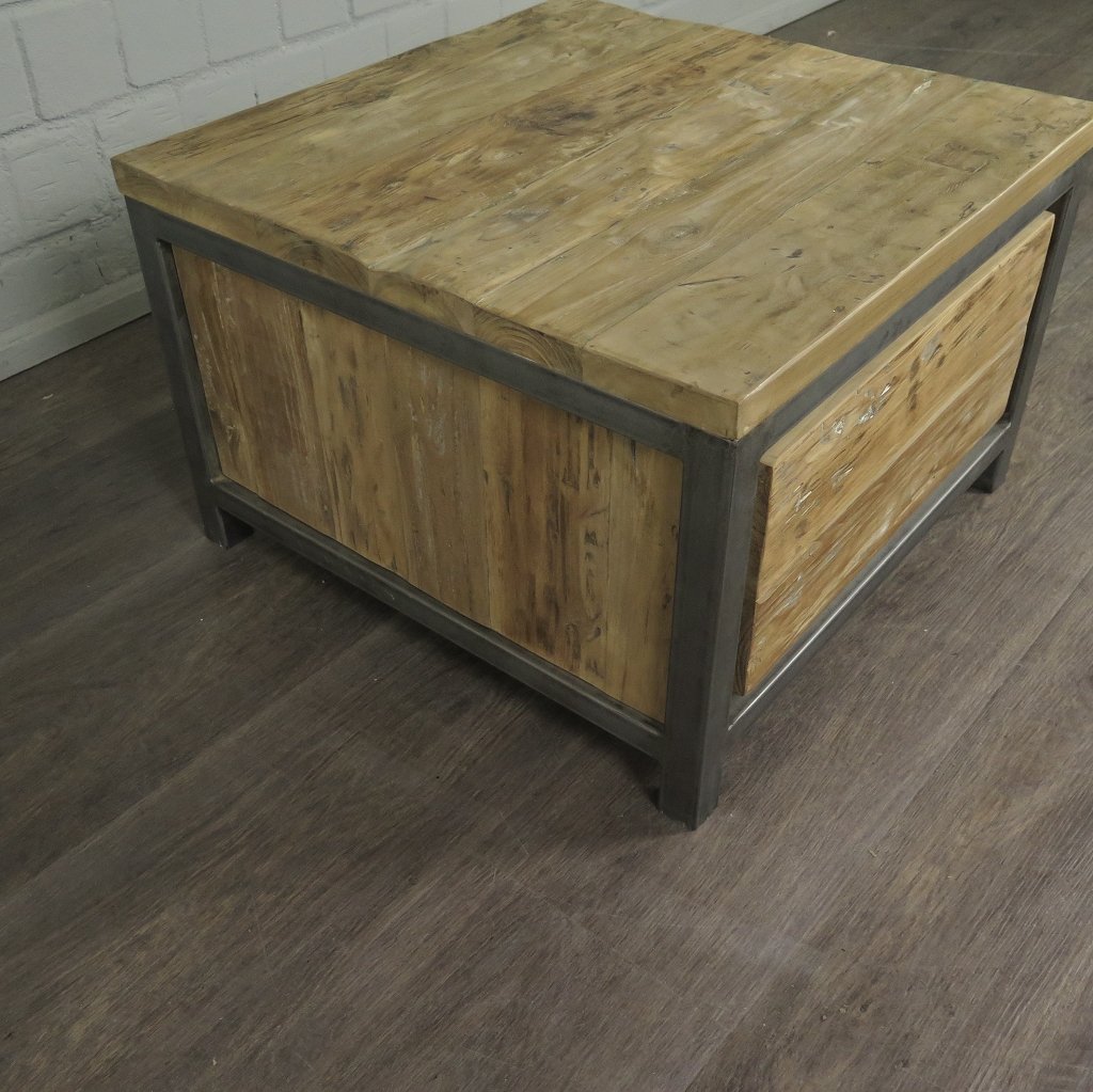 Beistelltisch Tisch Teakholz 0,60 m