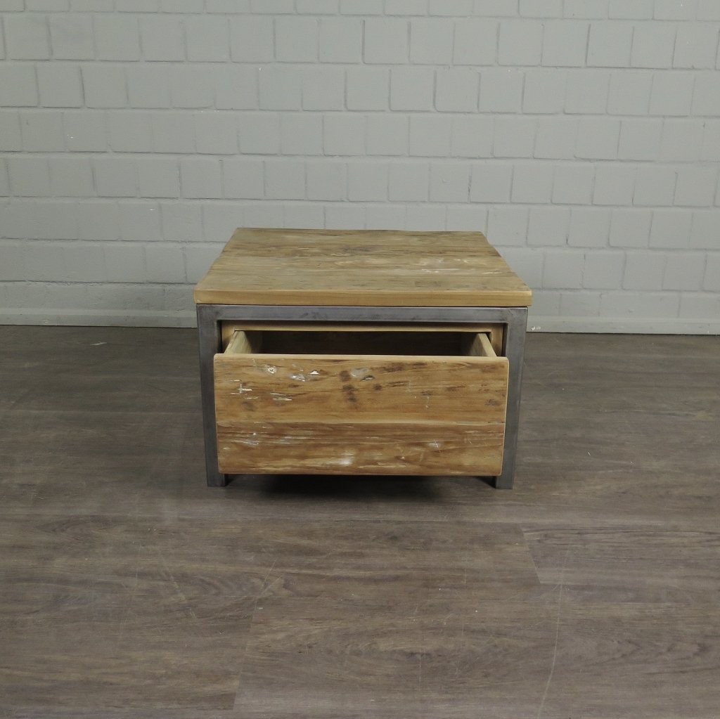Beistelltisch Tisch Teakholz 0,60 m