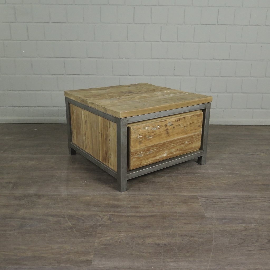 Beistelltisch Tisch Teakholz 0,60 m