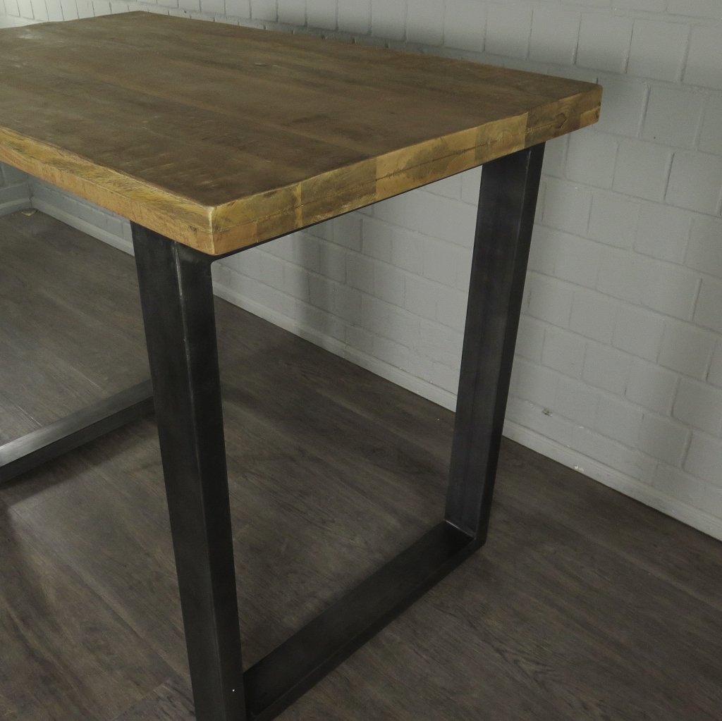 Stehtisch Bartisch Mangoholz 1,41 m x 0,81 m