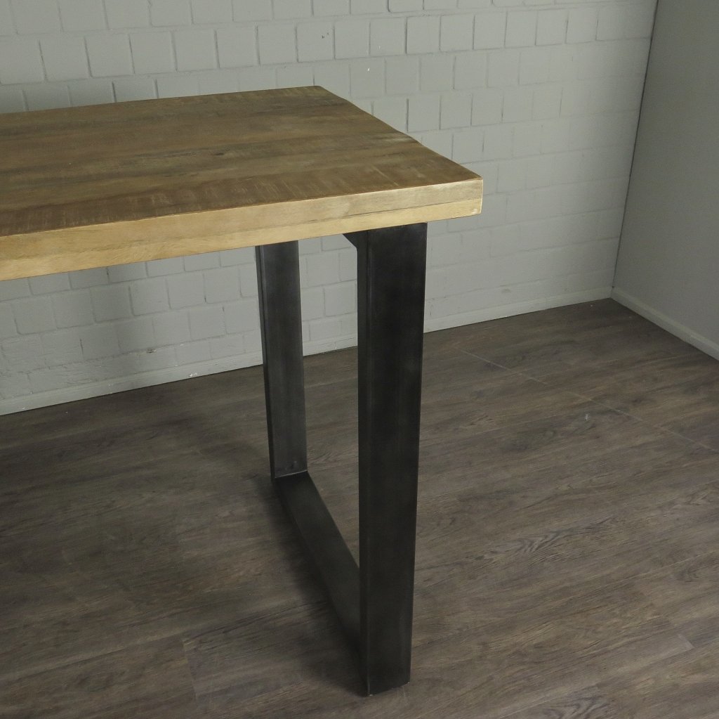 Stehtisch Bartisch Mangoholz 1,41 m x 0,81 m