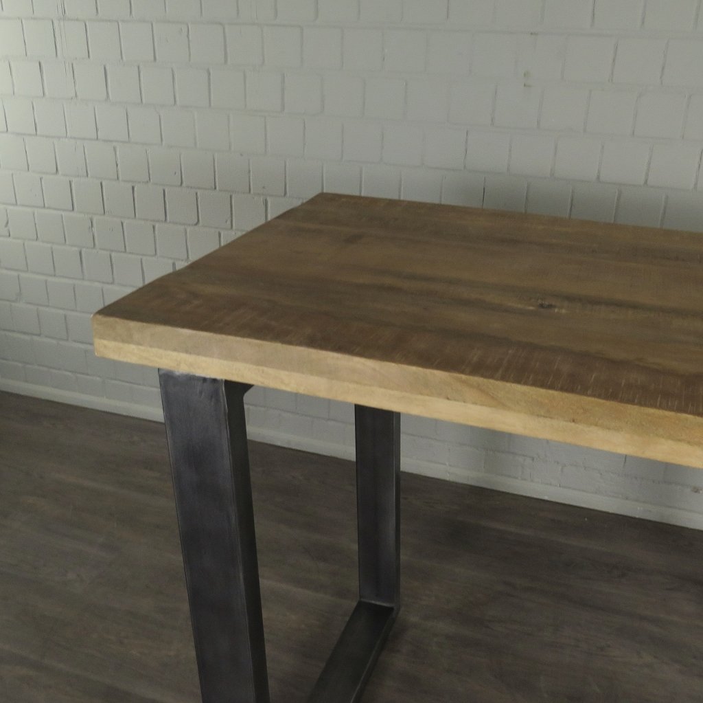Stehtisch Bartisch Mangoholz 1,41 m x 0,81 m