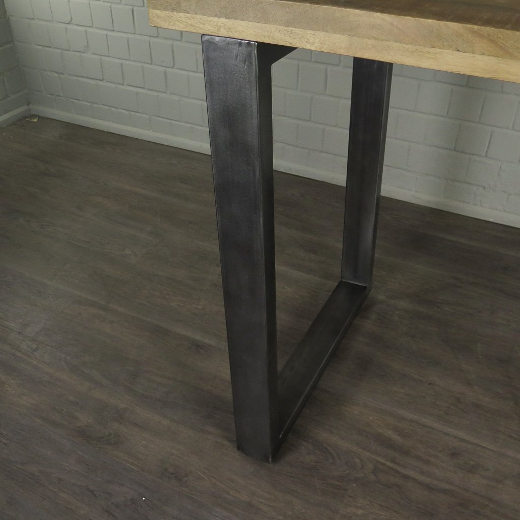 Stehtisch Bartisch Mangoholz 1,41 m x 0,81 m