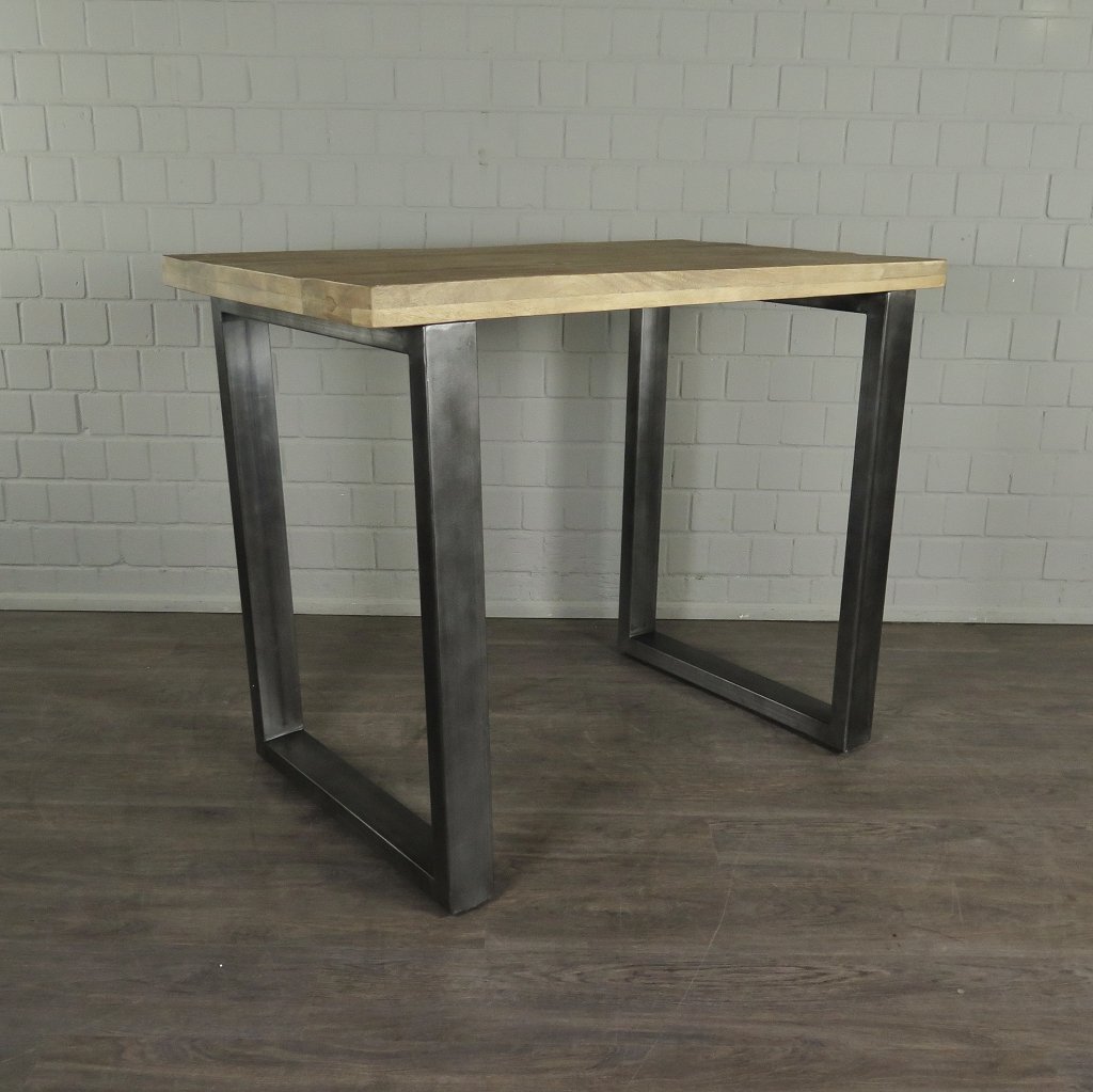 Stehtisch Bartisch Mangoholz 1,41 m x 0,81 m