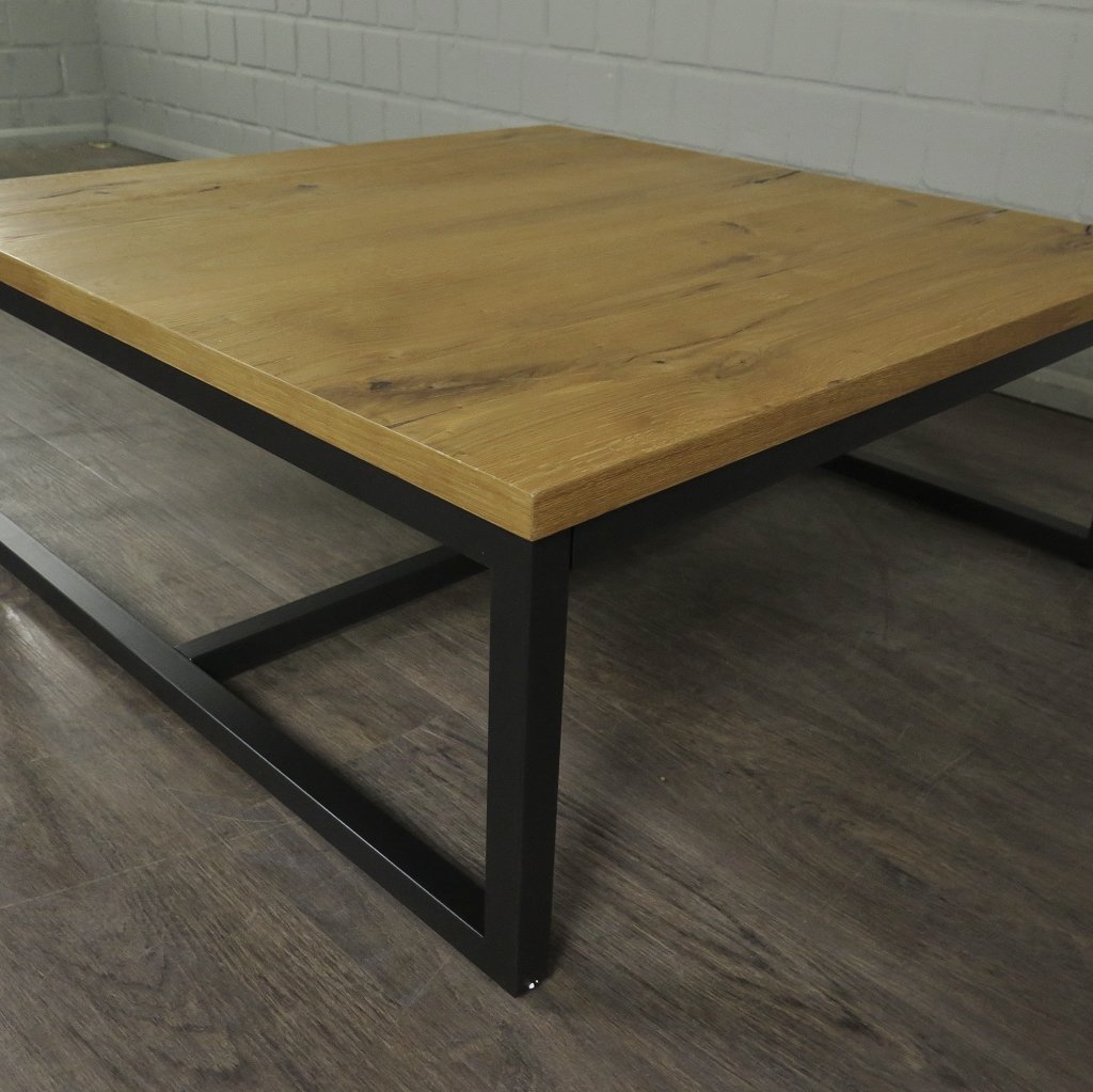 Couchtisch Wohnzimmertisch Eiche 0,90 m x 0,90 m