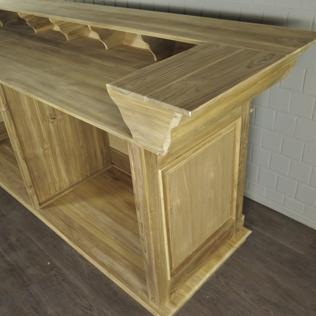 Empire Bar Theke Massivholz 2,60 m
