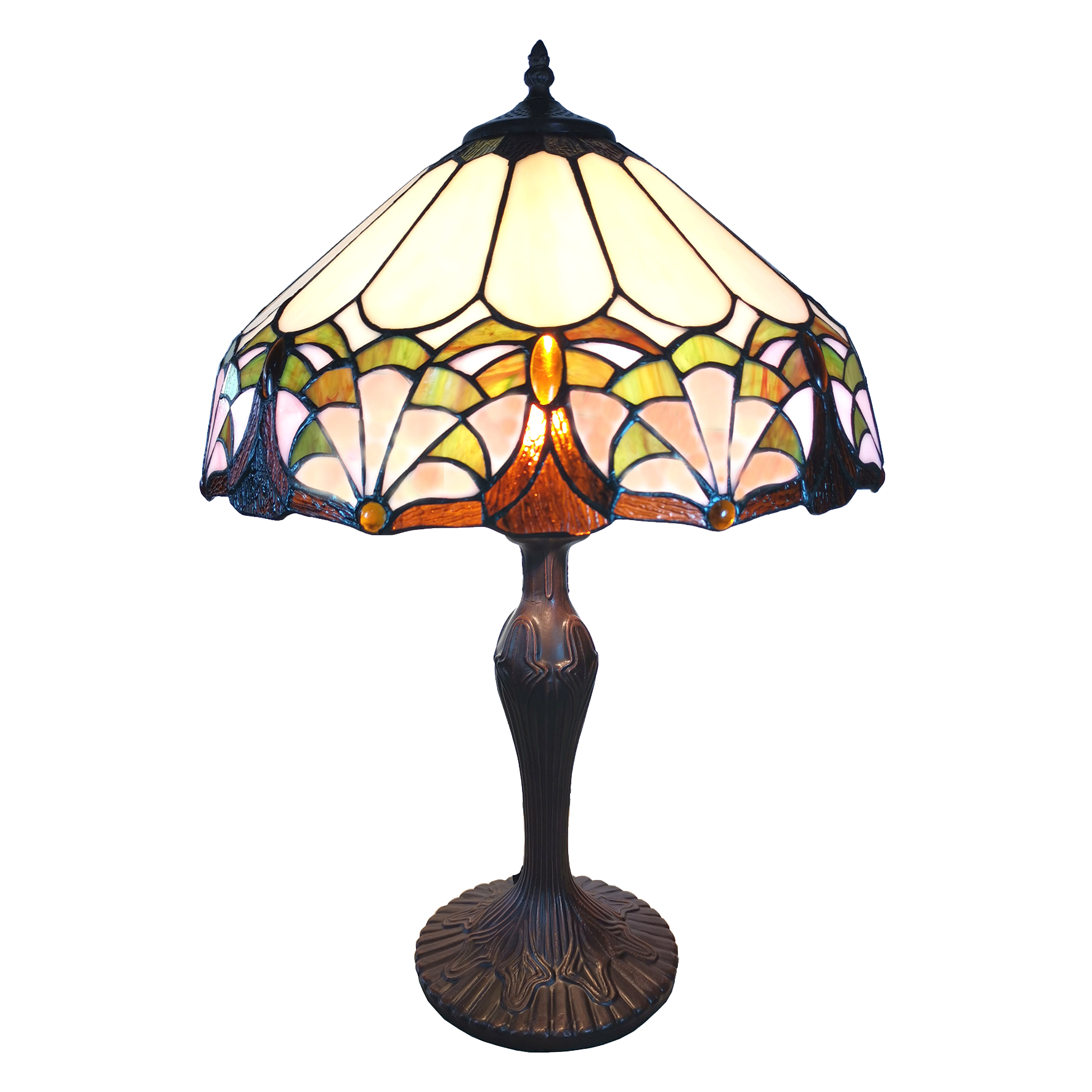 Tiffany Tischlampe Lampe Caroussel Ø 0,41 m