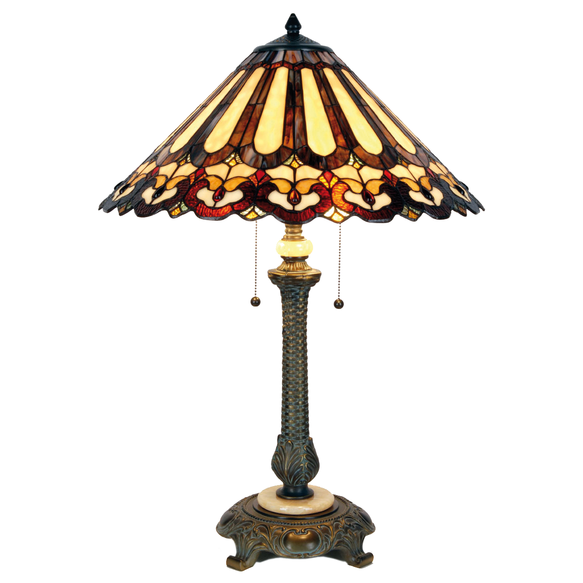 Tiffany Tischlampe Lampe Umbrella Ø 0,53 m