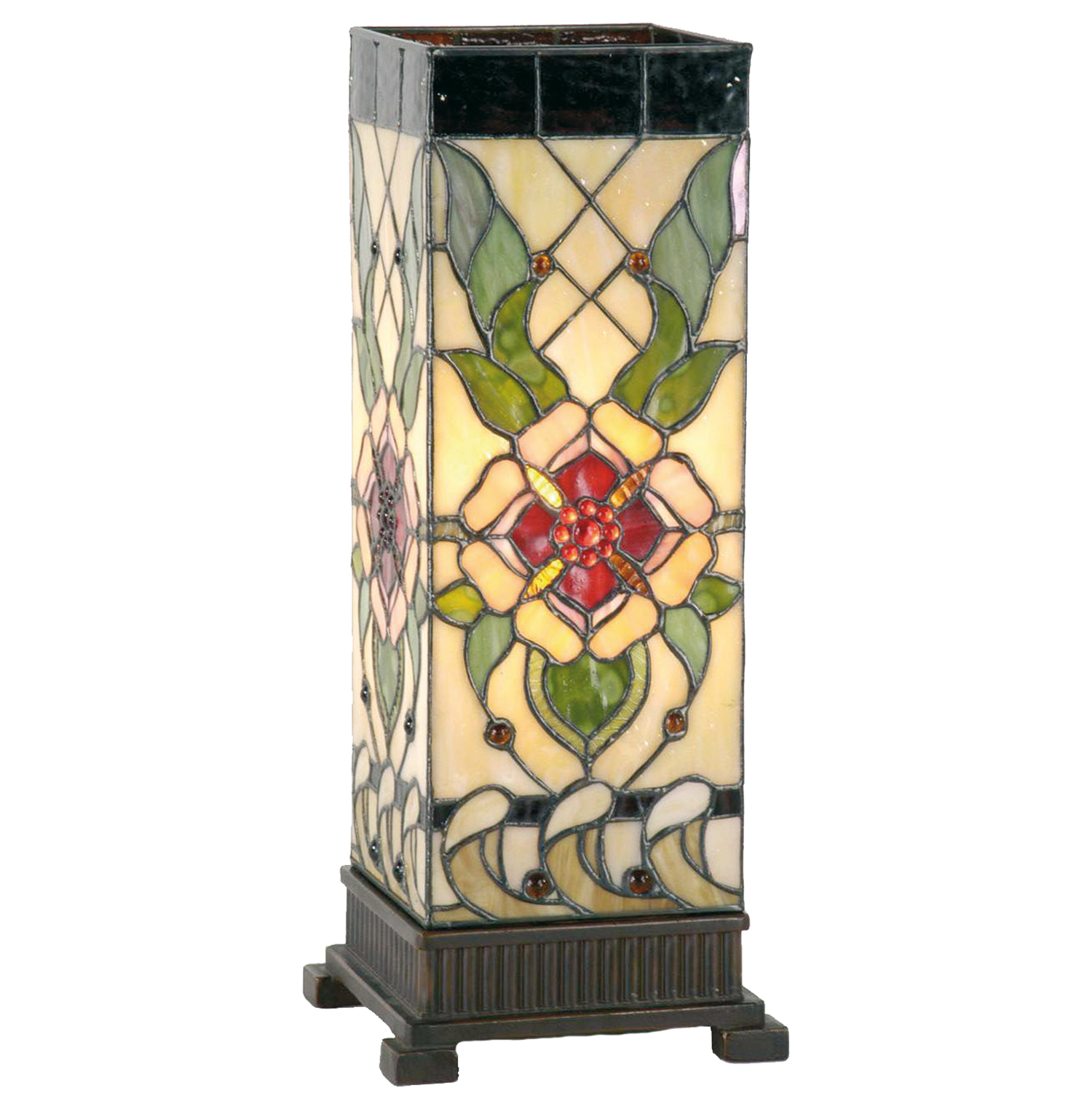 Tiffany Tischlampe Lampe Rose 0,45 m