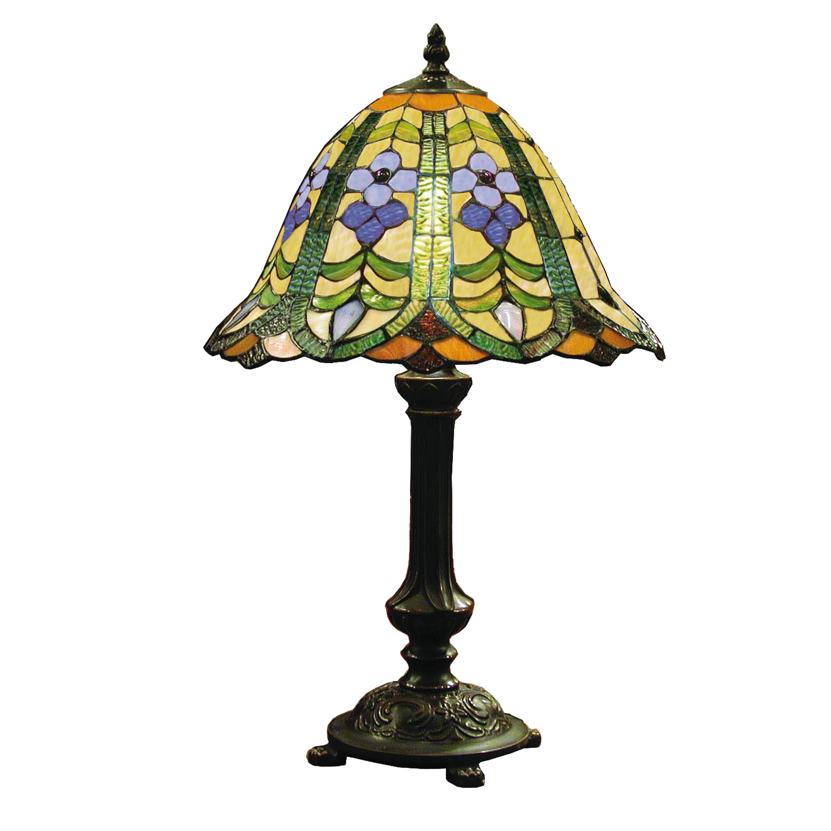 Tiffany Tischlampe Lampe Veilchen Ø 0,30 m